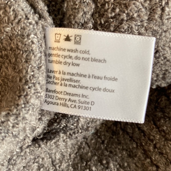 Barefoot Dreams gray bleazer/cardigan size XS/S B60 - Picture 12 of 12